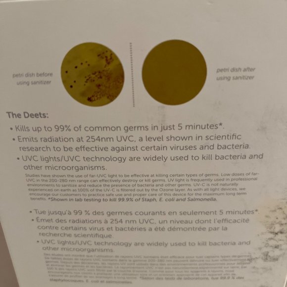 Tech Candy NWOT UV Sanitizer in Mint Car Accessory - Picture 3 of 4